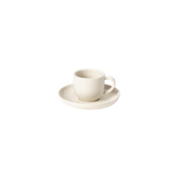 Coffee cup & saucer 0.07 L, bílá (vanilka) - Popis se připravuje - možno na dotaz