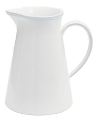 Džbán 1,6L, FRISO, bílá - Elegantní džbán z jemné kameniny
