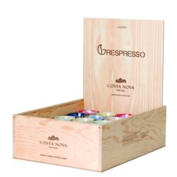 Box s šálky na Espresso 40ks 0,1L, GRESPRESSO, Multicolor - Unikátní šálky na espresso nyní v praktickém boxu