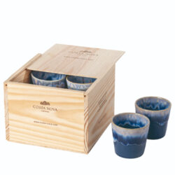 Šálek na Lungo - box 8ks 0,21L, GRESPRESSO, modrá|Denim - Hrnky a lky COSTA NOVA. Portugalsk kamenina, odoln, bezpen, ekologick. Rzn tvary, barvy, vzory. Ideln na kvu, espresso, cappuccino, lungo, aj, kakao a dal.