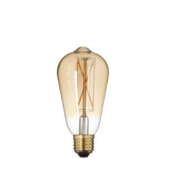 Žárovka Edisonka, zlatá, LED - Popis se pipravuje - mono na dotaz