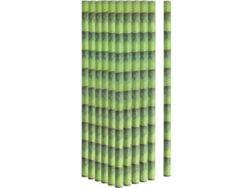 Slámka přírodní, 24ks - 24 ks jednorázových papírových nápojových slámek. V designu bambusového stébla. Rozměr v cm (ŠxHxV): 0,6x0,6x19,5. Obsah: neuvádí se. Materiál: papír.