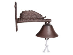 Zvonek ježek - Litinové zvonky Esschert Design ke vchodu nebo na zahradu. Příjemný a hlasitý zvuk. Různé tvary, velikosti a designy.
