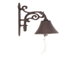 Zvonek voluta, litina - Litinov zvonky Esschert Design ke vchodu nebo na zahradu. Pjemn a hlasit zvuk. Rzn tvary, velikosti a designy.
