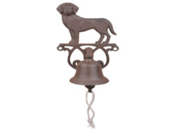Zvonek se psem, litina - Litinov zvonky Esschert Design ke vchodu nebo na zahradu. Pjemn a hlasit zvuk. Rzn tvary, velikosti a designy.