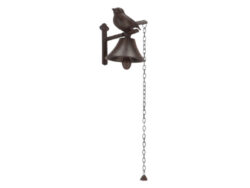 Zvonek litinový ptáček - Litinov zvonky Esschert Design ke vchodu nebo na zahradu. Pjemn a hlasit zvuk. Rzn tvary, velikosti a designy.