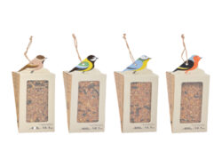 Krmítko pro ptáky závěsné se semínky, 4T - Postarejte se o své zvířecí přátele s produkty Esschert Design. Krmítka, krmení, pítka a další výrobky z ekologických materiálů v různých stylech a motivech.