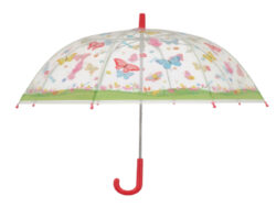 Deštník dětský MOTÝLCI, pr.75x70cm - Nástroje a doplňky na zahradu pro děti značky Esschert Design. Kvalitní a odolné materiály. Zábava, vzdělání a bezpečnost pro naše nejmenší.