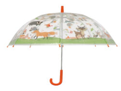 Deštník dětský LESNÍ ZVÍŘÁTKA, pr.75x70cm - Nástroje a doplňky na zahradu pro děti značky Esschert Design. Kvalitní a odolné materiály. Zábava, vzdělání a bezpečnost pro naše nejmenší.