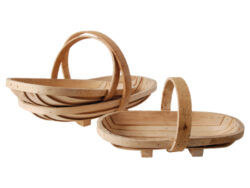 Košík, set 3ks - Koše a košíky Esschert Design: praktické a dekorativní. Z proutí, kovu, dřeva nebo textilu. Různé velikosti, tvary a designy.