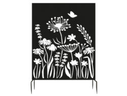Zástěna Květiny, 100x25x186cm - Zahradn dekorace Esschert Design z odolnch a ekologickch materil. Dodejte sv zahrad ndech osobitosti a klidn atmosfry.