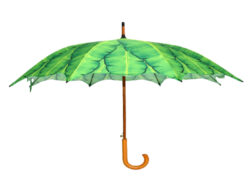 Deštník Banánový list, tvarovaný - Deštníky Esschert Design: praktické, stylové, originální. Různé motivy, barvy, funkce. Užijte si procházku v dešti ve stylu.