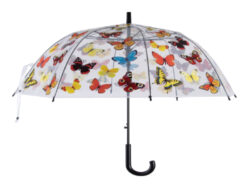 Deštník průhledný s motýlky - Detnky Esschert Design: praktick, stylov, originln. Rzn motivy, barvy, funkce. Uijte si prochzku v deti ve stylu.