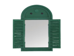 Zrcadlo francouzské, zelená patina - Zrcadla Esschert Design. Ideální pro venkovní využití. Odráží světlo a zeleň, vytváří prostorovou iluzi.