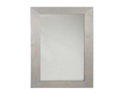 Zrcadlo dřevěný rám, bílá vymývaná, v. 120 cm - Popis se pipravuje - mono na dotaz