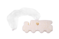 Mýdlo vláček perníček závěsné - přírodní (z ovč. mléka) - Popis se připravuje - možno na dotaz