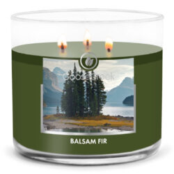 Svíčka 0,41 KG BALSAM FIR, aromatická v dóze, 3 knoty - Vonné svíčky ve skle s víčkem, třemi knoty a délkou hoření více jak 35 hodin. Užijte si rozmanitost vůní a rovnoměrné hoření, které přinášejí svíčky Goose Creek.