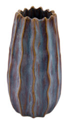 DOP JDD Váza No Limit, keramika, modrá/hnědá, 14x14x27,5cm - Popis se připravuje - možno na dotaz