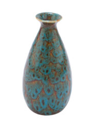DOP JDD Váza Blue Sand, keramika, modrá/hnědá, 8x8x15cm - Popis se připravuje - možno na dotaz