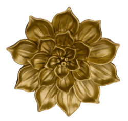 Dekorace nástěnná Divoký květ, zlatá, 14,5x14, - Objevte irokou kolekci dekorac pro v domov. Kvalitn materily a originln design. Inspirujte se na naem e-shopu.