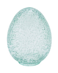 Dekorace vejce skleněné stojící, modrá|mátová, 9x9 - Popis se připravuje - možno na dotaz