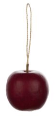 DOP VJ Závěs jablko, červená, pr. 4,5cm, box 12ks