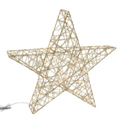 Dekorace hvězda 3D světelná, LED30, 30x30x5cm, ks - Popis se připravuje - možno na dotaz