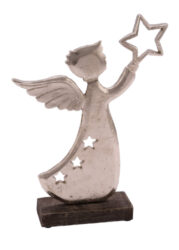 VDD Dekorace anděl s hvězdou na podstavci, 13x5x19,5cm, ks - Popis se připravuje - možno na dotaz