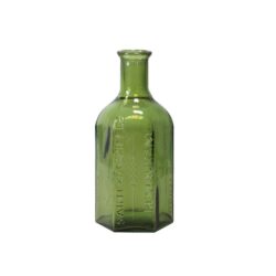Lahev s korkovým uzávěrem SAINT GABRIEL 0,5L, olivově zelená - Elegantn dbny, lahve a karafy z recyklovanho skla. Spojuj kvalitu, praktinost a styl, aby v interir zil.