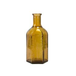 Lahev s korkovým uzávěrem SAINT GABRIEL 0,5L, oranžová|topaz - Elegantn dbny, lahve a karafy z recyklovanho skla. Spojuj kvalitu, praktinost a styl, aby v interir zil.
