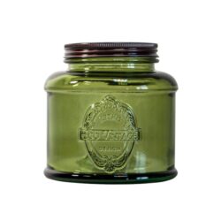Dóza s víčkem VINTAGE 0,8L, olivově zelená - Oivte svj domov snaimi dzami z recyklovanho skla. Vyberte si z na irok nabdky pro dokonalou harmonii ve vaem interiru!