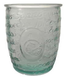 Sklenice MEDITERRANEO, 0,4L, čirá - Krsn sklenice zECO produkt VIDRIOS SAN MIGUEL 100% spotebitelsky recyklovan sklo s certifikac GRS.