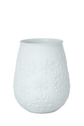 Váza COPOS DE NIEVE 0,65L, bílá - Objevte nai irokou kolekci uniktnch vz z recyklovanho skla. Prozkoumejte nai nabdku a najdte ten sprvn kousek pro v domov.