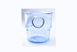 Sklenice AUTHENTIC, pr.9x9cm|0,3L, sv. modrá - Krásná sklenice z ECO produktů VIDRIOS SAN MIGUEL 100% spotřebitelsky recyklované sklo s certifikací GRS.