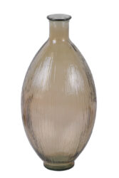Váza ARES, 59cm, lahvově hnědá|kouřová - Krsn vza zECO produkt VIDRIOS SAN MIGUEL. 100% spotebitelsky recyklovan sklo s certifikac GRS.