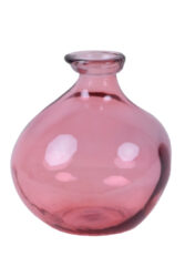 OBJ Váza SIMPLICITY, 18cm, růžová * - Objevte nai irokou kolekci uniktnch vz z recyklovanho skla. Prozkoumejte nai nabdku a najdte ten sprvn kousek pro v domov.
