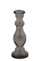 Svícen NOVIEMBRE, pr.7,5x20cm|0,2L, šedá - Elegantn svcny z recyklovanho skla. Krsa spojen s udritelnost. Prozkoumejte nai kolekci jet dnes!