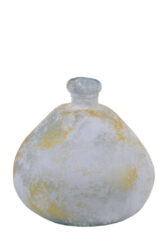 Váza SIMPLICITY, pr.31,5x32cm, modrá patina - Krsn vza zECO produkt VIDRIOS SAN MIGUEL 100% spotebitelsky recyklovan sklo s certifikac GRS.