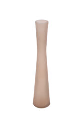 Váza úzká COIN, 30cm, hnědá matná - Krsn vza zECO produkt VIDRIOS SAN MIGUEL 100% spotebitelsky recyklovan sklo s certifikac GRS.