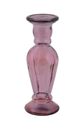XXX Svícen ANADIR, 30cm|0,8L, růžová - Krásný svícen z ECO produktů VIDRIOS SAN MIGUEL 100% spotřebitelsky recyklované sklo s certifikací GRS.