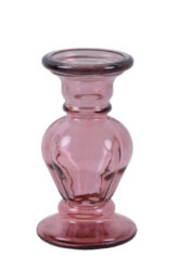 Svícen ANADIR, 20cm|0,5L, růžová - Krásný svícen z ECO produktů VIDRIOS SAN MIGUEL 100% spotřebitelsky recyklované sklo s certifikací GRS.