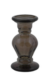 Svícen ANADIR, 20cm|0,5L, šedá - Elegantn svcny z recyklovanho skla. Krsa spojen s udritelnost. Prozkoumejte nai kolekci jet dnes!