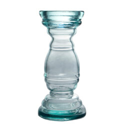 Svícen PARTY LIGHT, 27cm, čirá - Elegantn svcny z recyklovanho skla. Krsa spojen s udritelnost. Prozkoumejte nai kolekci jet dnes!