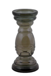 Svícen PARTY LIGHT, 27cm, šedá - Elegantn svcny z recyklovanho skla. Krsa spojen s udritelnost. Prozkoumejte nai kolekci jet dnes!