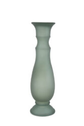 Svícen|váza 40cm, ABRIL, zelená matná - Krásný svícen z ECO produktů VIDRIOS SAN MIGUEL 100% spotřebitelsky recyklované sklo s certifikací GRS.