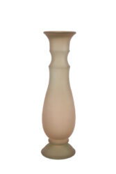 Svícen|váza 40cm, ABRIL, hnědá matná - Elegantn svcny z recyklovanho skla. Krsa spojen s udritelnost. Prozkoumejte nai kolekci jet dnes!