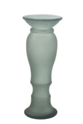 Svícen|váza 30cm, ABRIL, zelená matná - Popis se připravuje - možno na dotaz