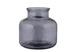 Váza, pr.24x23cm|6L, tmavě kouřová - Objevte nai irokou kolekci uniktnch vz z recyklovanho skla. Prozkoumejte nai nabdku a najdte ten sprvn kousek pro v domov.