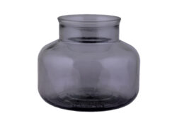 OBJ Váza, pr.19x16cm|2,5L, tmavě kouřová * - Objevte nai irokou kolekci uniktnch vz z recyklovanho skla. Prozkoumejte nai nabdku a najdte ten sprvn kousek pro v domov.