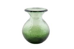 Váza PARADISE, 24,5cm, zelená krakovaná - Objevte nai irokou kolekci uniktnch vz z recyklovanho skla. Prozkoumejte nai nabdku a najdte ten sprvn kousek pro v domov.